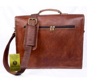 LEATHER SCHOOL/ OFFICE/LAPTOP BAG