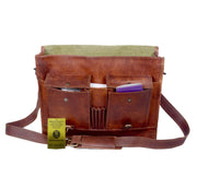 LEATHER SCHOOL/ OFFICE/LAPTOP BAG