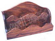 HANDCRAFTED WOODEN LETTER RACK /HOLDER
