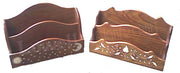 CARVED  WOOD INDIAN LETTER  RACK
