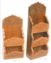 Handcrafted Wall Mount Handmade Rack in Wood Home/Office Accessories Organizer