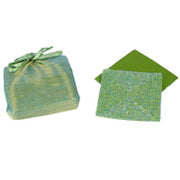 Copper Beaded Square Satin Backed Coasters, Set of 6