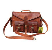 MEN’S LEATHER MESSENGER BAG