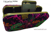INDIAN TRADITIONAL EMBROIDERY CLUTCH BOX/BAG