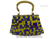 MULTICOLOR HAND HANDLE METAL SLING BAG