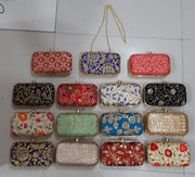 EMBROIDERED SILK CLUTCH BAGS