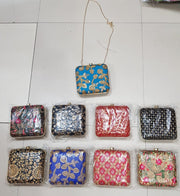 EMBROIDERED SILK CLUTCH BAGS