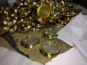 Plain Golden Charcoal Incense Burner