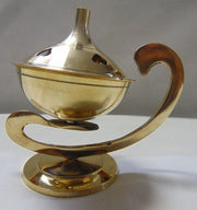 Brass Loban Burner Plain lubandan