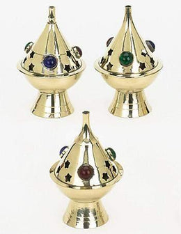 Brass Incense Burner set of 3