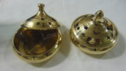 Golden Brass Charcoal Incense Burner