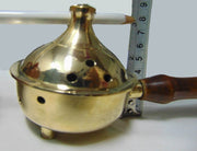 Charcoal Incense Burner With Handle With Lid