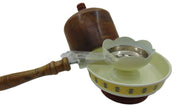 Iron Incense Holder Loban Burner with wooden Stand