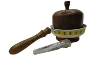 Iron Incense Holder Loban Burner with wooden Stand