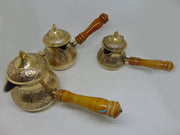 Engraving Brass Turkish Tea Pot 3 pcs set