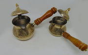 Engraving Brass Turkish Tea Pot 3 pcs set
