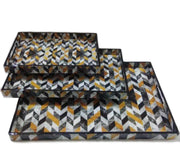 Mop Tray Set Of 3 Rectangle