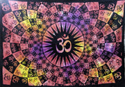 COTTON HIPPY INDIAN MANDALA WALL HANGING BOHEMIAN THROW DECOR BEDSPRED TAPESTRY