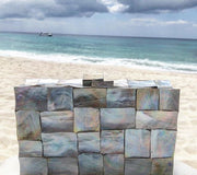HANDMADE SHELL MOP CLUTCH BAGS