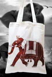 Long handle Natural Cotton Shopping Bags