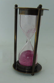 Big Nautical Pink sand clock timer Antique Design