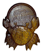 WOODEN COASTER SET ROUND WITH ANIMAL & FISH SHAPE STAND