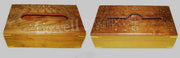 WOODEN TISSUE BOX, TISSUE PAPER HOLDER