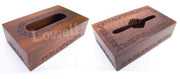WOODEN TISSUE BOX, TISSUE PAPER HOLDER