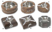 DIFFERENT  SHAPE WOODEN ASHTRAY HOUSE CAR CIGRATTE GIFT