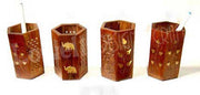 WOODEN PEN STAND WITH INLAY