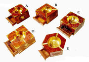 DIFFERENT  SHAPE WOODEN ASHTRAY HOUSE CAR CIGRATTE GIFT