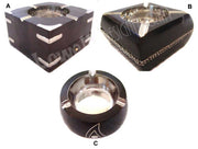 SQUARE SHAPE WOODEN ASHTRAY HOUSE CAR CIGRATTE GIFT