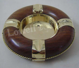 ROUND SHAPE WOODEN ASHTRAY HOUSE CAR CIGRATTE GIFT