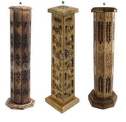 TOWER WOODEN INCENSE HOLDER BOX