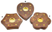 WOOD CONE & STICK HOLDER IN DIFFERENT SHAPE
