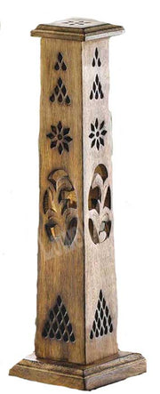TOWER WOODEN INCENSE HOLDER BOX