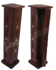TOWER WOODEN INCENSE HOLDER BOX