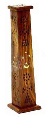 TOWER WOODEN INCENSE HOLDER BOX