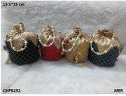 Drawstring silk Potli Bags Ethnic Designer Potli Purse