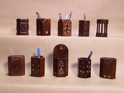 WOODEN PEN STAND WITH INLAY