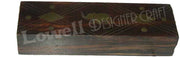 WOODEN  PENCIL BOX WITH ELEPHANT INLAY