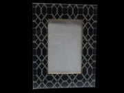 WOODEN PHOTO FRAME ENAMEL  ZEOMETRIC DESIGN