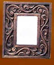 CARVED  WOODEN  PHOTO FRAME