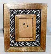 CARVED WOODEN  PHOTO FRAME