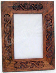 WOODEN CARVED PHOTO FRAME