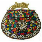 FIROJA WORK BRASS METAL CLUTCH BAGS