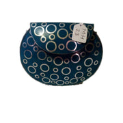 BRASS METAL SHELLAC DECORATION CLUTCH BAG,