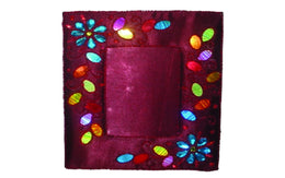 BEADED PHOTO FRAME