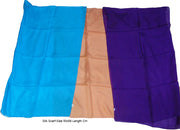 Solid color Solid Color Long Strip Silk Scarf Headband