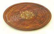 WOODEN ROUND PLATE